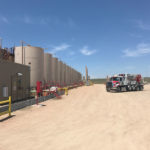 On-Demand Concrete truck at oilfield